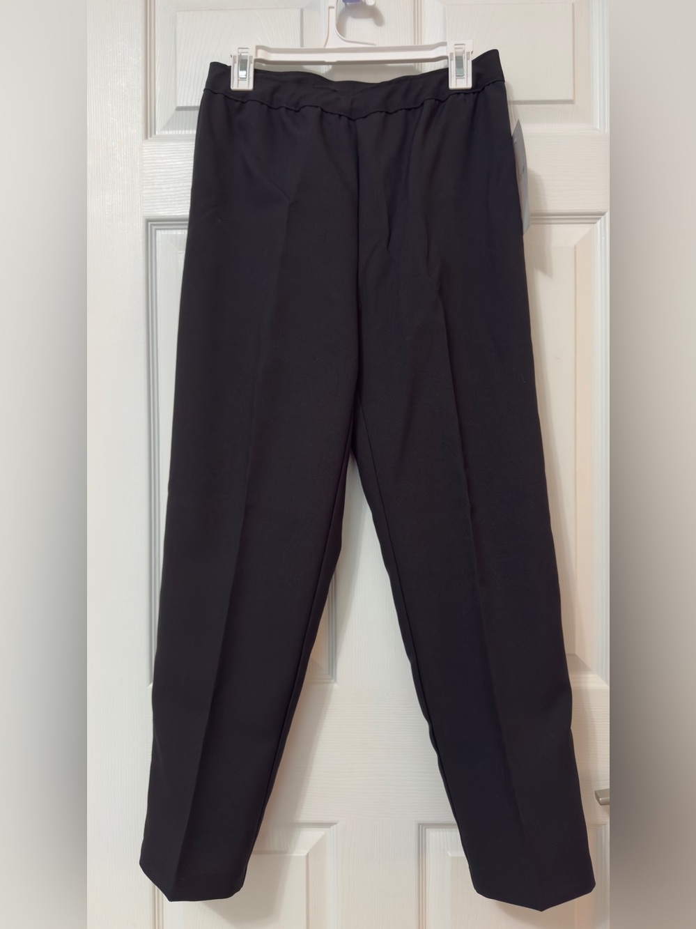 Black Straight-Leg Women's Pants - Classic Workwear
